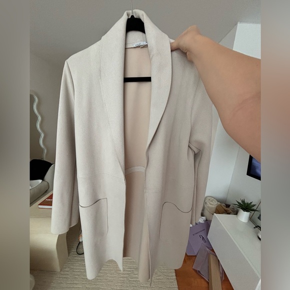 Zara “suede” Jacket with Pockets - Picture 6 of 8